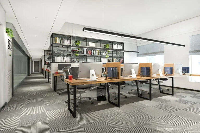 reunion affaires rendu 3d salle travail immeuble bureaux